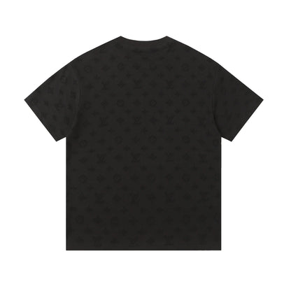 Louis Vuitton | Monogram Jacquard Knit Tee | Black / Grey / White | Oversized Louis Vuitton