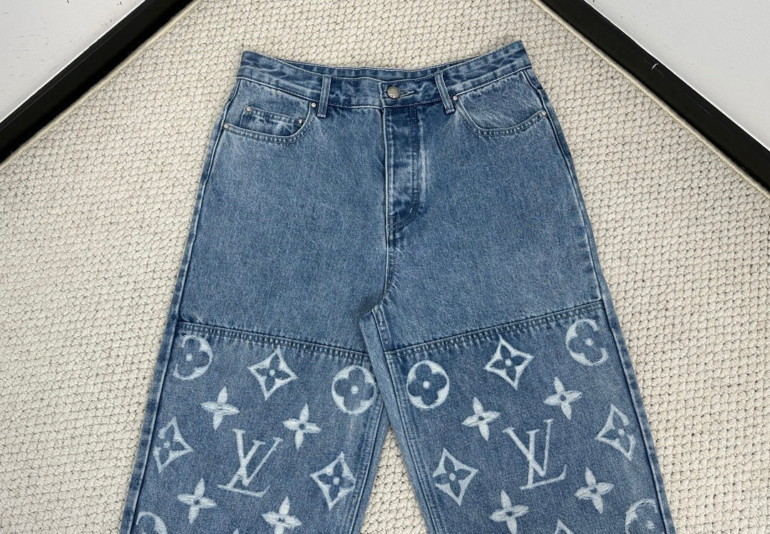 Louis Vuitton | Monogram Denim Jeans | Blue | Straight Fit