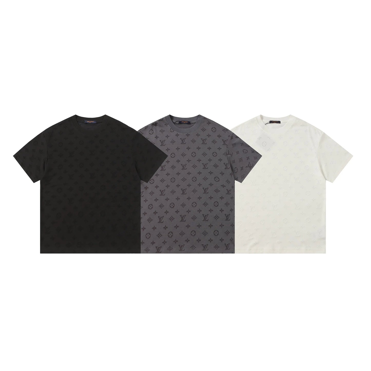 Louis Vuitton | Monogram Jacquard Knit Tee | Black / Grey / White | Oversized Louis Vuitton