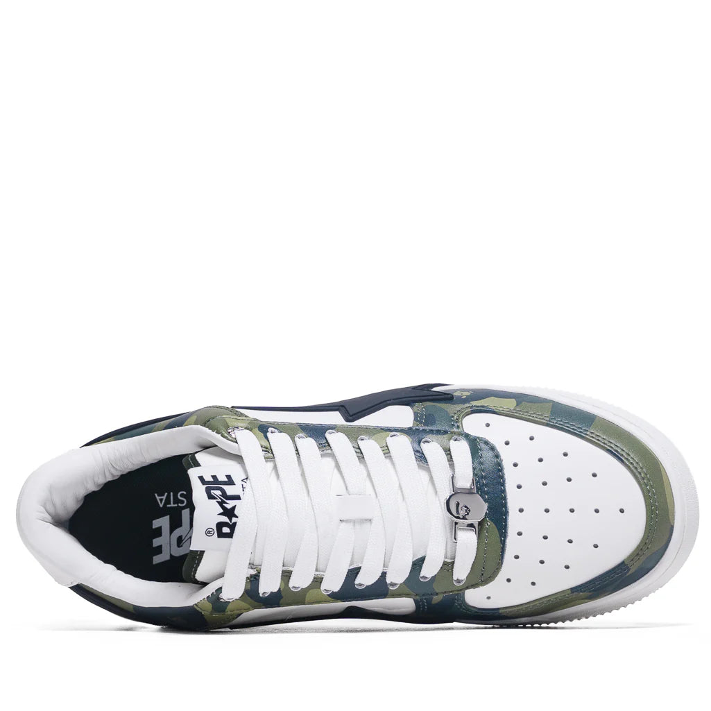 BAPE | STA OS #2 Sneaker | White Patent Camo