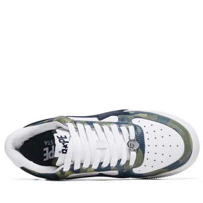 BAPE | STA OS #2 Sneaker | White Patent Camo