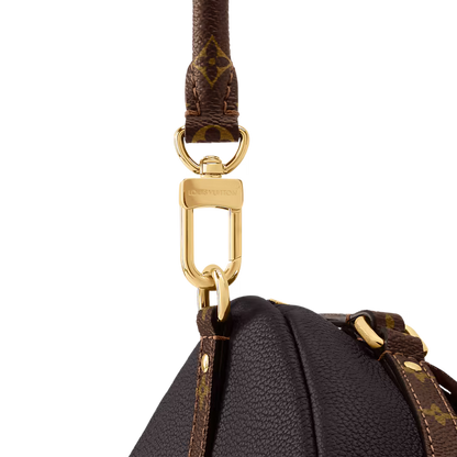 Louis Vuitton Express MM – Mahogany Leather & Monogram Canvas | Authentic Designer Handbag Louis Vuitton