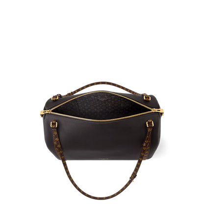 Louis Vuitton Express MM – Mahogany Leather & Monogram Canvas | Authentic Designer Handbag Louis Vuitton