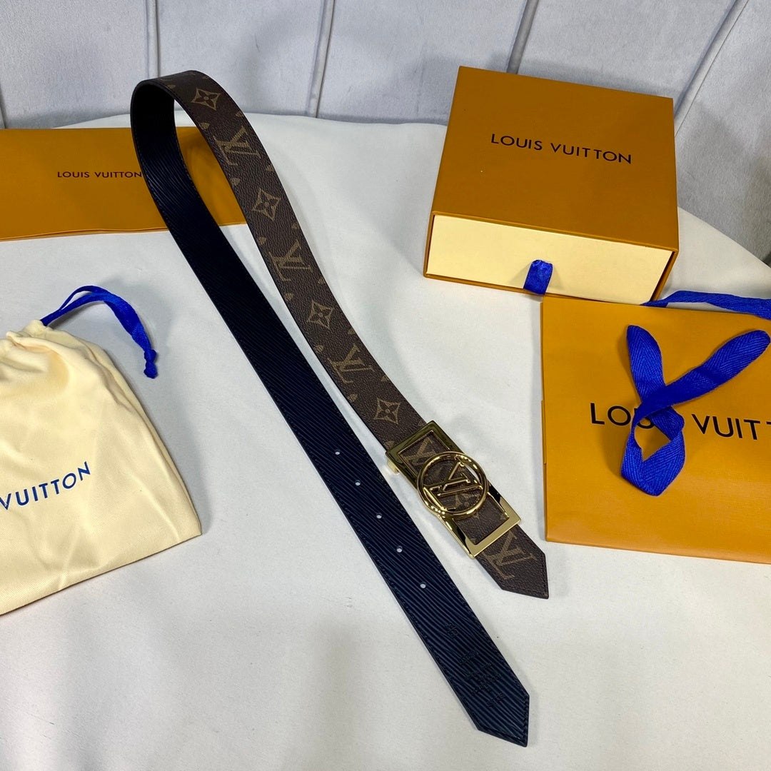 Louis Vuitton | Monogram Belt | Circle LV Buckle