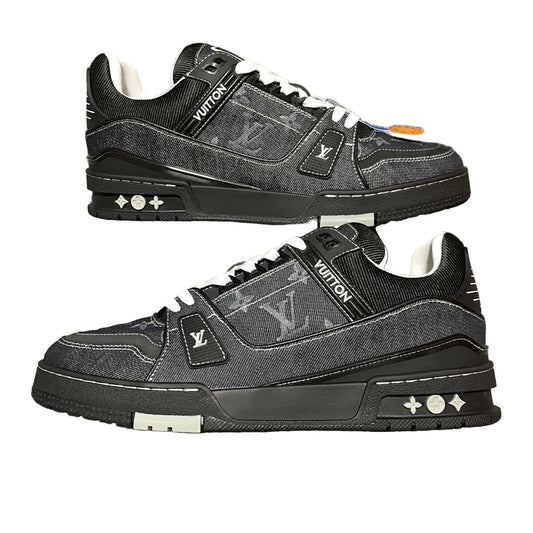Louis Vuitton | Trainer Sneaker | Black Monogram Denim