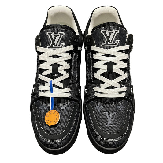 Louis Vuitton | Trainer Sneaker | Black Monogram Denim