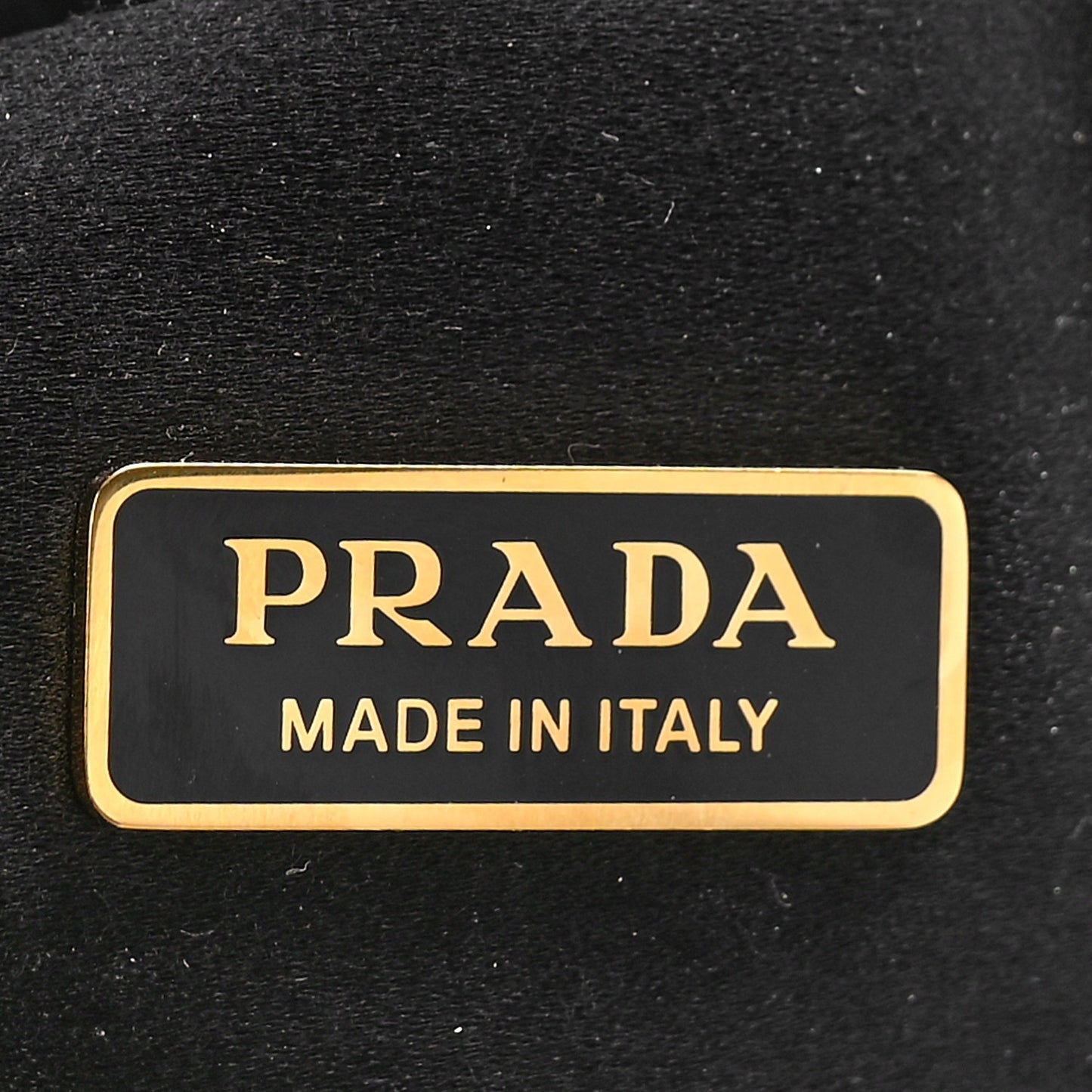 Prada | Satin Crystal Mini Bag with Chain in Black