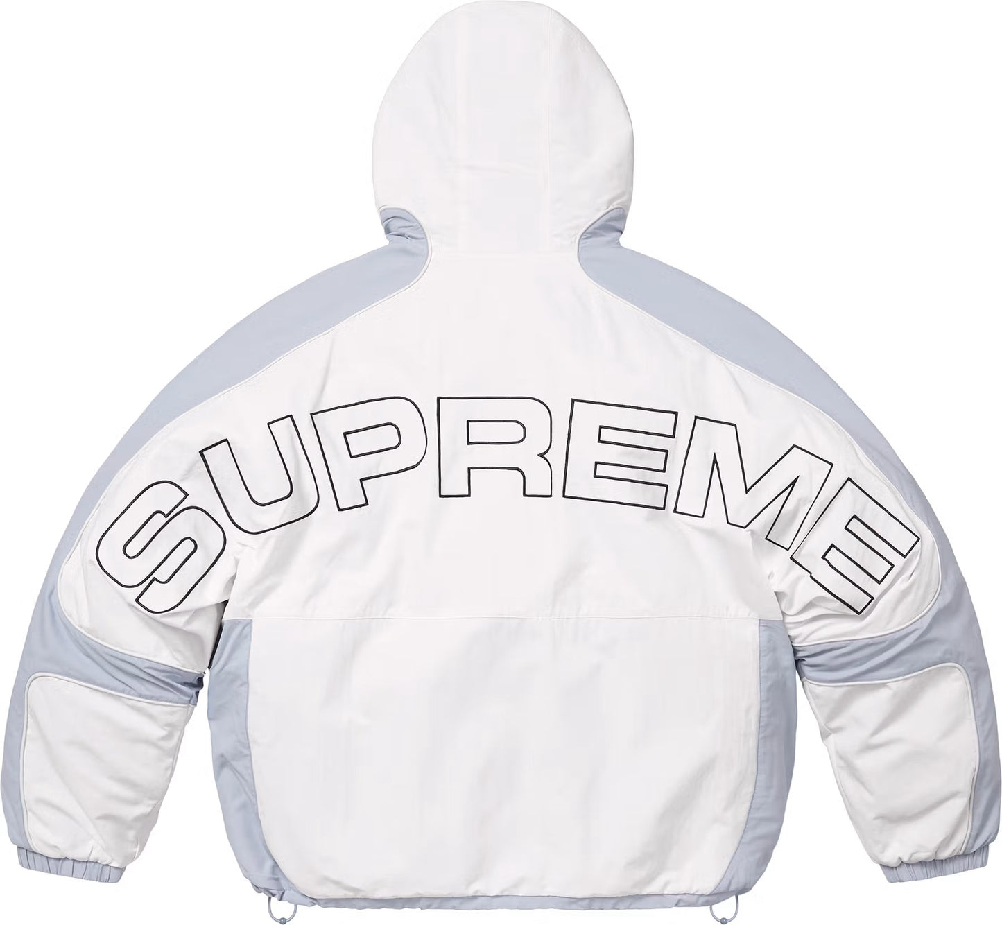 Supreme | Faux Fur Reversible Hooded Track Jacket White Leopard